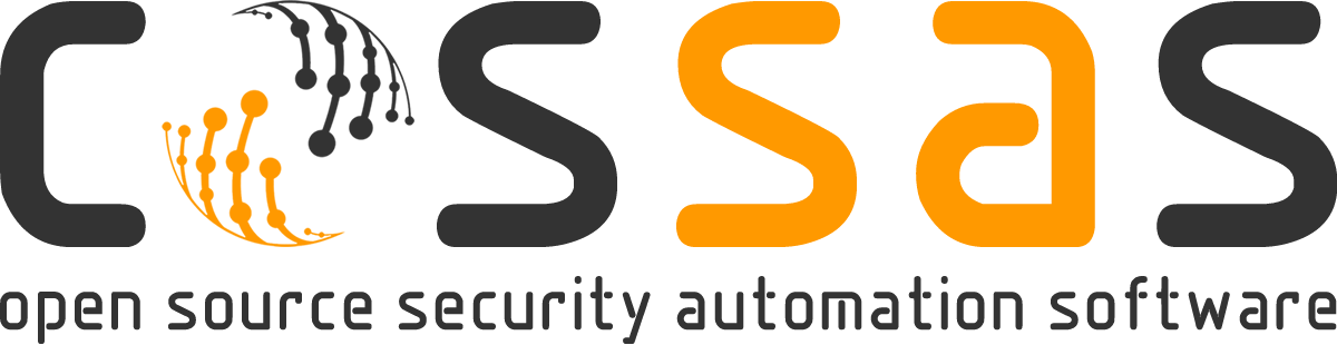 COSSAS logo in full format with dark grey and orange characters